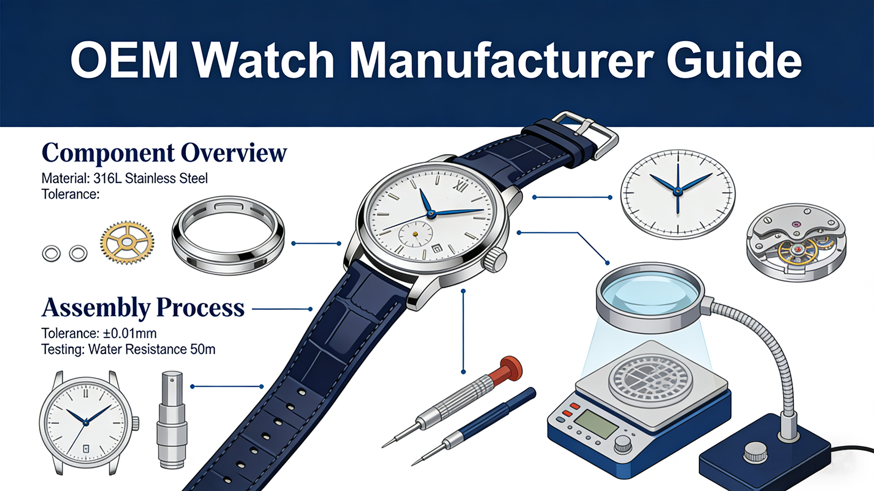 OEM Watch Manufacturing: 2026 Cost Breakdown, MOQ & Factory Selection Guide