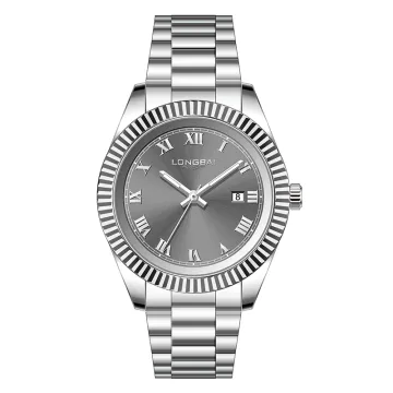 Fashionable Roman Numeral Men's Watch Stainless Steel